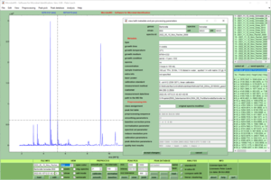 Screenshot of main window of MicrobeMS v.088 (Debian Linux)